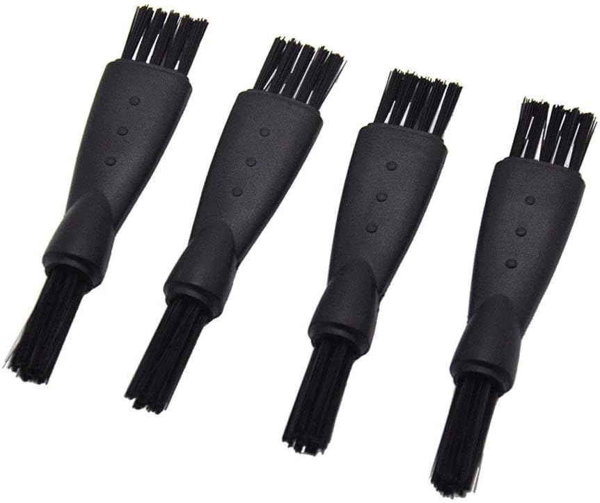 8pcs 60mm Plastic Cleaning Brush for Spices Herb Grinders, Black