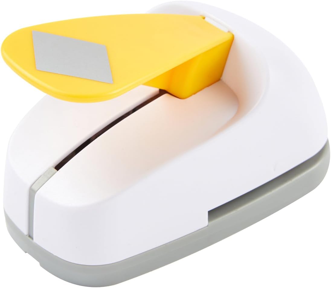 Craft Lever Punch 2 inch Rhombus Paper Punch Professional Tool for Paper Crafting DIY Projects，Gifts，Stationery，Education，Greeting Cards Arts Fun Projects