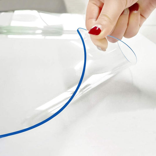 Clear Plastic Table Protector - 42x60 Inches, 1.5 mm Thick, Heat Resistant - Countertop & Table Cover - PVC Vinyl