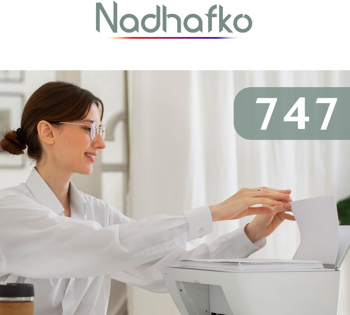 747 Ink Cartridge 300-ml (3-Pack, Chromatic Green/Chromatic Blue/Gray) for DesignJet Z6 & DesignJet Z9+ Printers Compatible Ink Replacement for HP 747 Ink Cartridge P2V84A P2V85A P2V86A