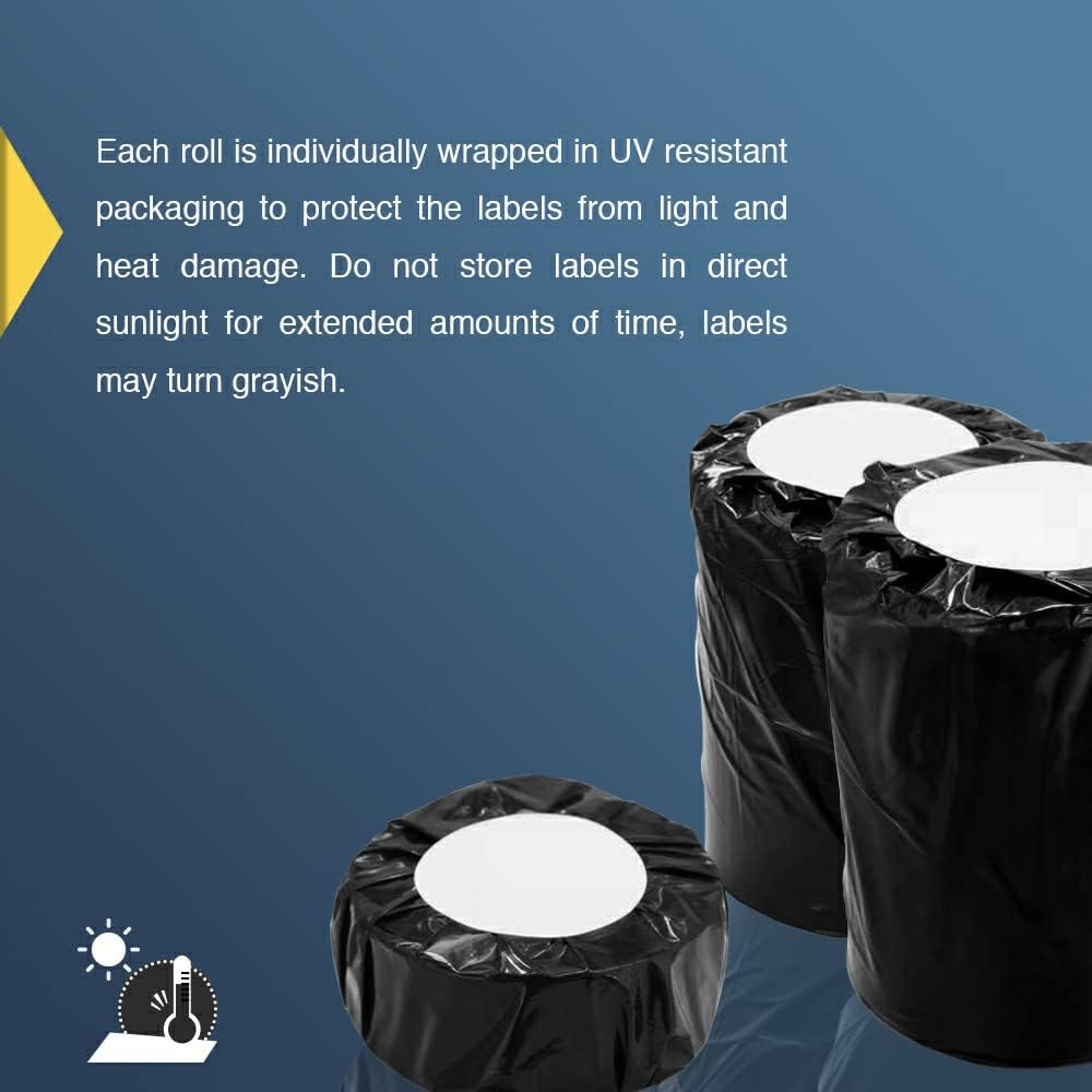 BETCKEY Colored Labels Compatible with Dymo 30346 (1/2" x 1-7/8") Library Barcode Labels, Compatible for Dymo LabelWriter Thermal 450, 4XL & Zebra Desktop Printers [6 Rolls, Pink]