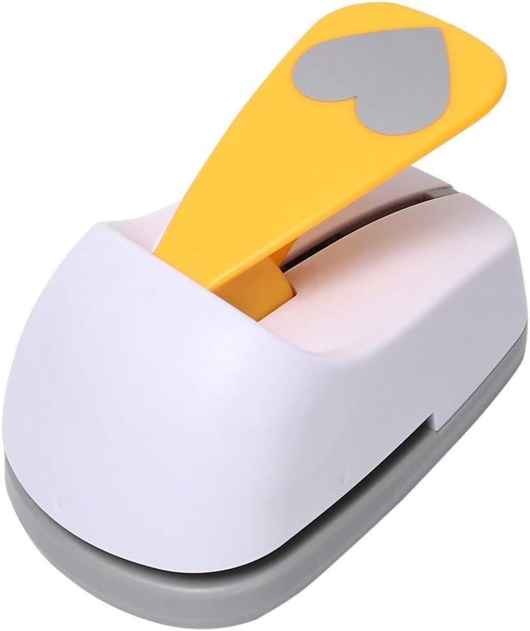 Craft Lever Punch 2 inch Heart Paper Punch Professional Tool for Valentine's Day Paper Crafting DIY Projects，Gifts，Stationery，Education，Greeting Cards Arts Fun Projects