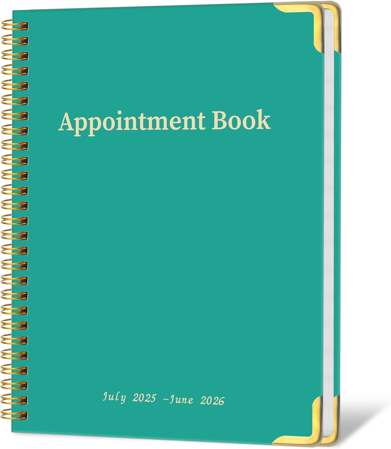 Appointment Planner 2025-2026 - Daily Hourly Schedule Planner from 7am - 10 pm, Weekly & Monthly Hourly Appointment Calendar from July 2025 - June 2026, 9" x 11"
