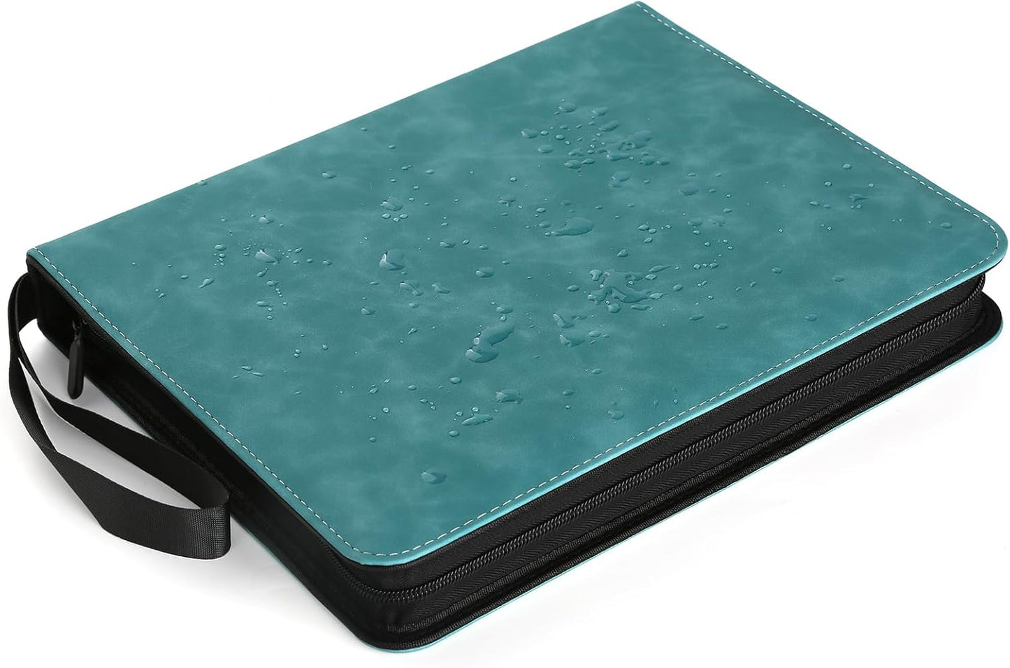 720 Card Binder, Premium Trading Card Binder, 9 Pocket Double Sided Pocket PU Card Collection Binder, Collector Card Album, Card Folder for MTG, TCG, Sports Cards, Game Cards (Lake Blue)