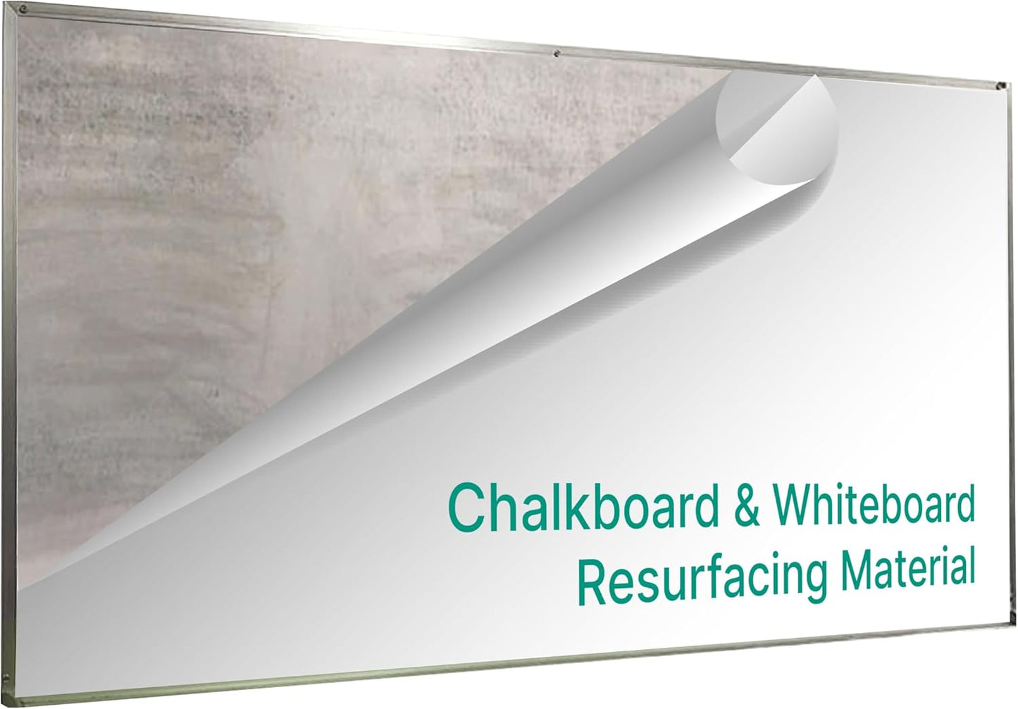 Everase Dry Erase Whiteboard Resurfacing Film Roll (9 ft. x 61") – Peel & Stick, Converts Chalkboards & Stained Whiteboards, Durable, Scratch/Stain-Resistant, Eco-Friendly, Refinish in 30 Mins.