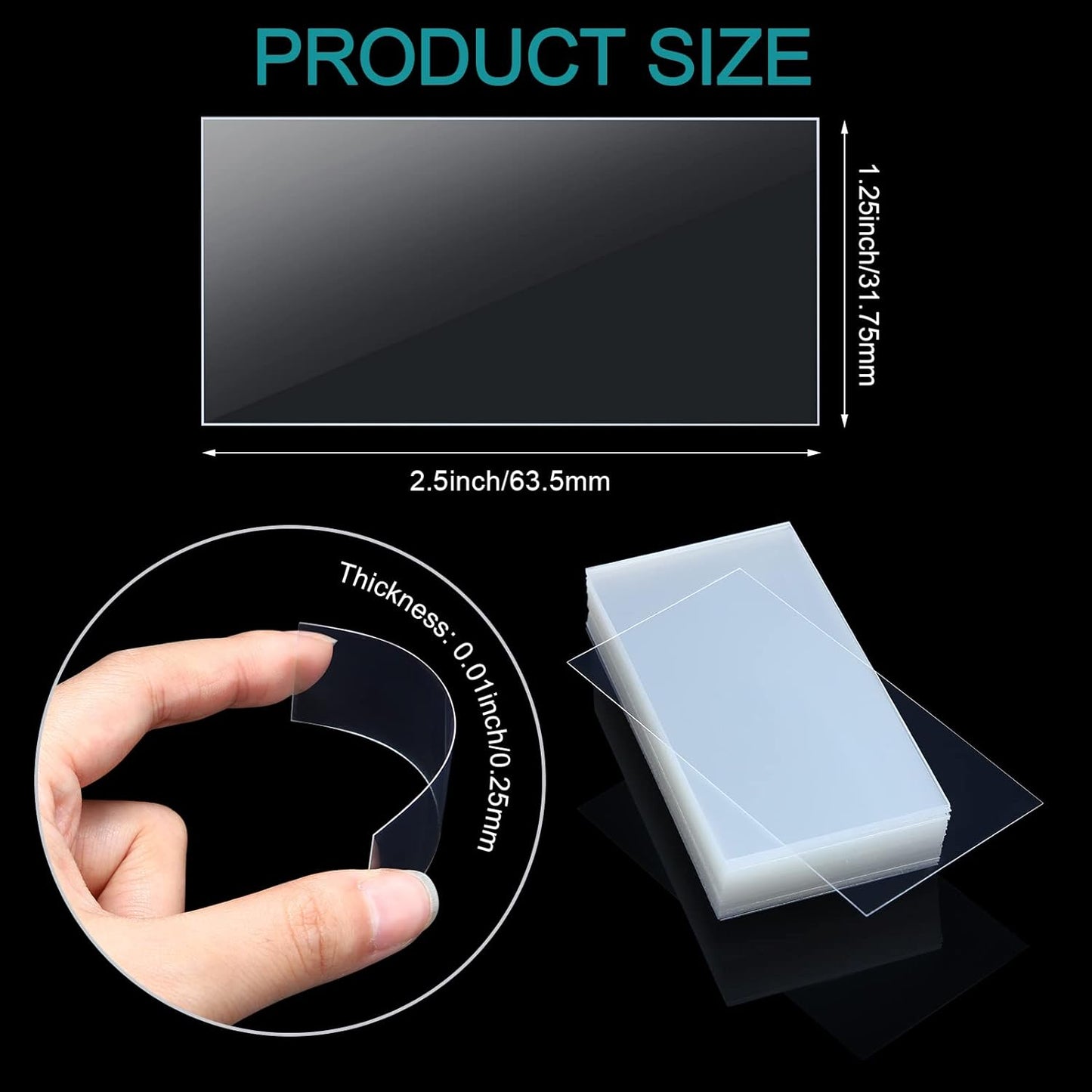 2000 Pcs Clear Plastic Tags Shelf Label Holders Price Tag Paper Label Holders for Storage Bins and Shelves, Transparent Basket Bin Labels Display Label Holder for Classroom Office Shop