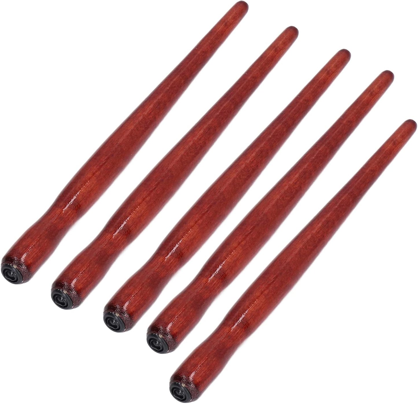 Dip Pen Holder, Wood Nib Holder, 5Pcs Dip Pen Holder Comfortable Grip Dip Pens Holder 5.91in Pen Nib Holder Art Painting Nib Pen Comic Creation Cartooning Red Wood Color