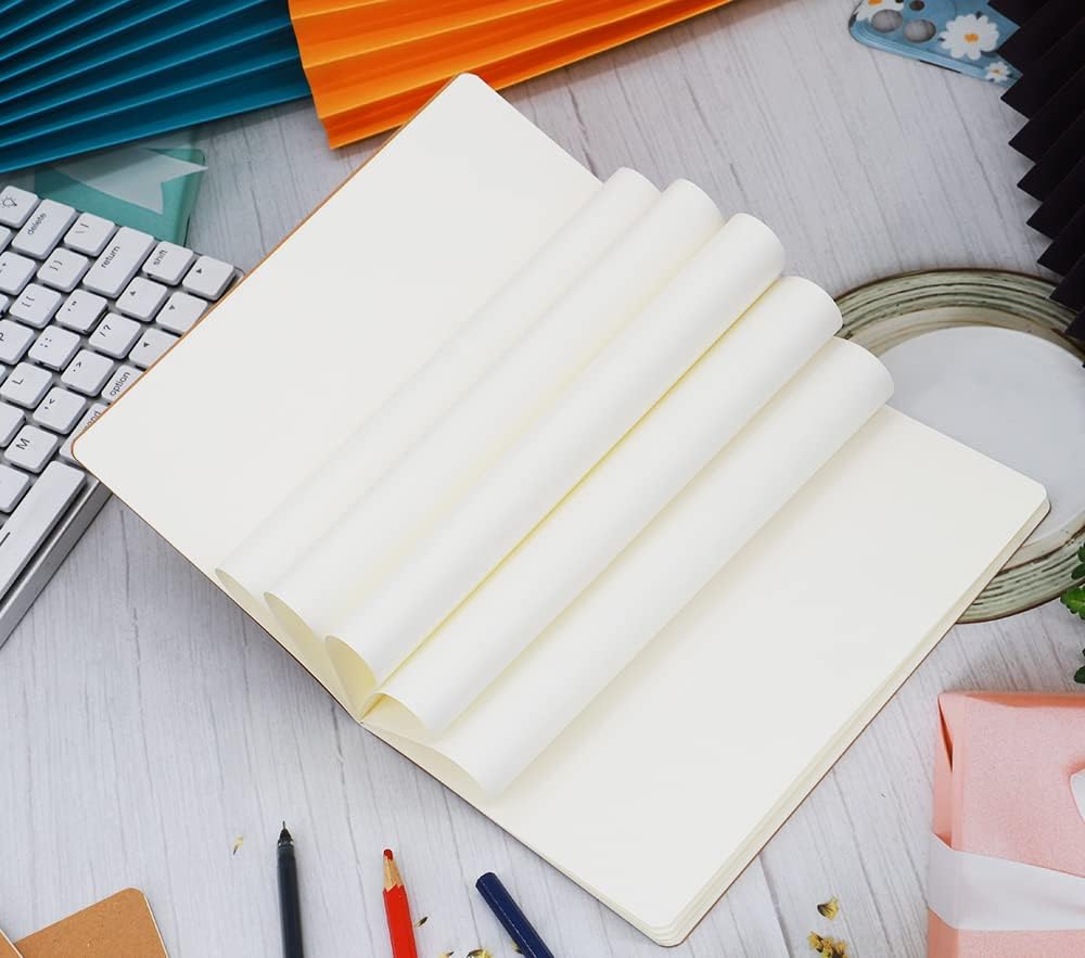 32 Pack Notebook Journals for Travelers, Students and Office, Writing Diary Subject Notebooks Planner with Thick Paper, 60 Pages, 30 Sheets, 8.3x5.5 inch, A5 Size, Travel Journal Set (Blank)