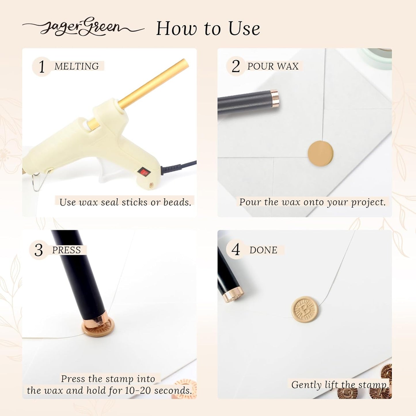 Wax Seal Kit, 26 Initial Letters A-Z Sealing Wax Stamp with 1pc Wooden Handle, Alphabet Seal Stamp, for Wedding Invitation, Gifts Wrapping, Christmas, Birthday Cards, Envelopes, Decoration