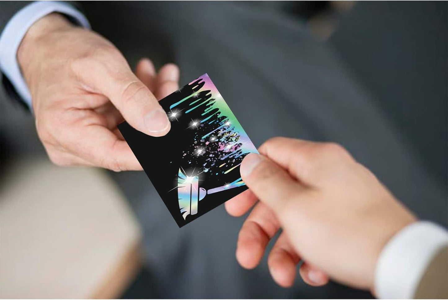 Custom Business Cards Personalized Business Cards for Small Business 300gsm Matte Paper Front & Back Sides Printed 3.5" x 2" - Cleaning Service Template