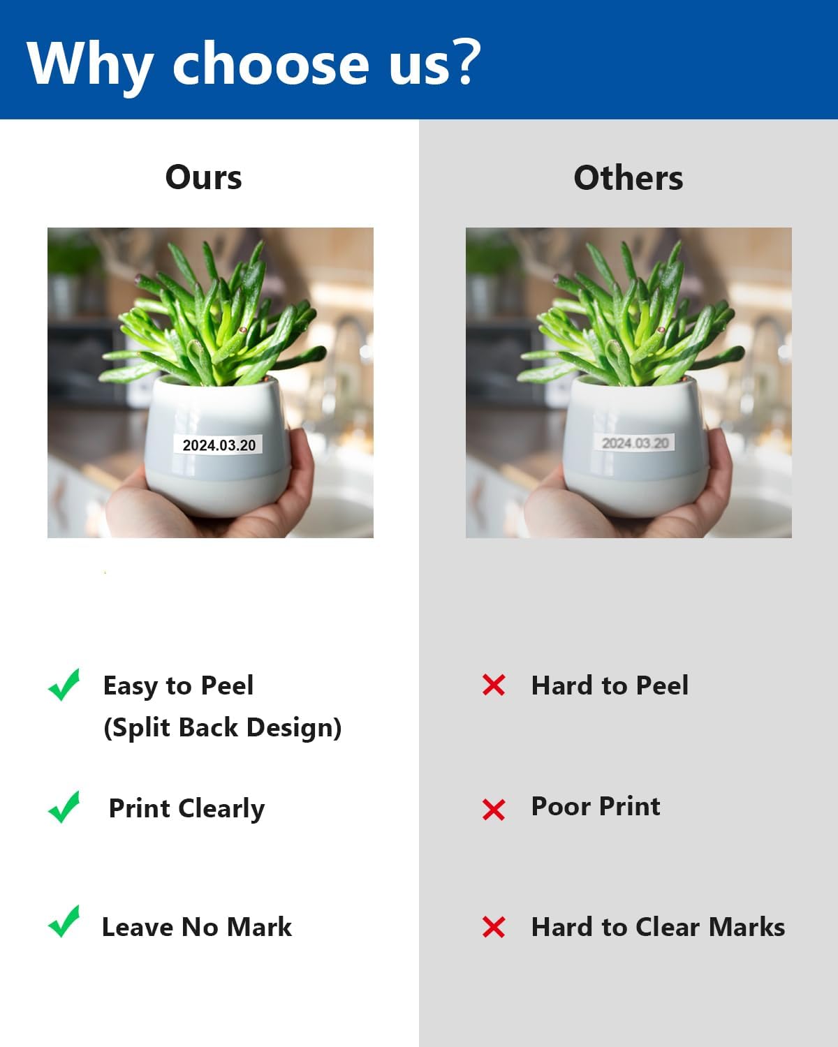 TZe TZ Tape 12mm 0.47 Inch Laminated White Compatible for P Touch Label Tape Refills for Ptouch PT-H110 D210 D220 D400 D600 Label Maker (Black on White, 10-Pack)