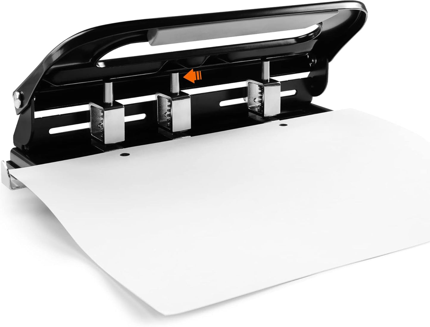 Amazon Basics 3-Hole Punch, 30 Sheet Capacity, Pack of 6, Black