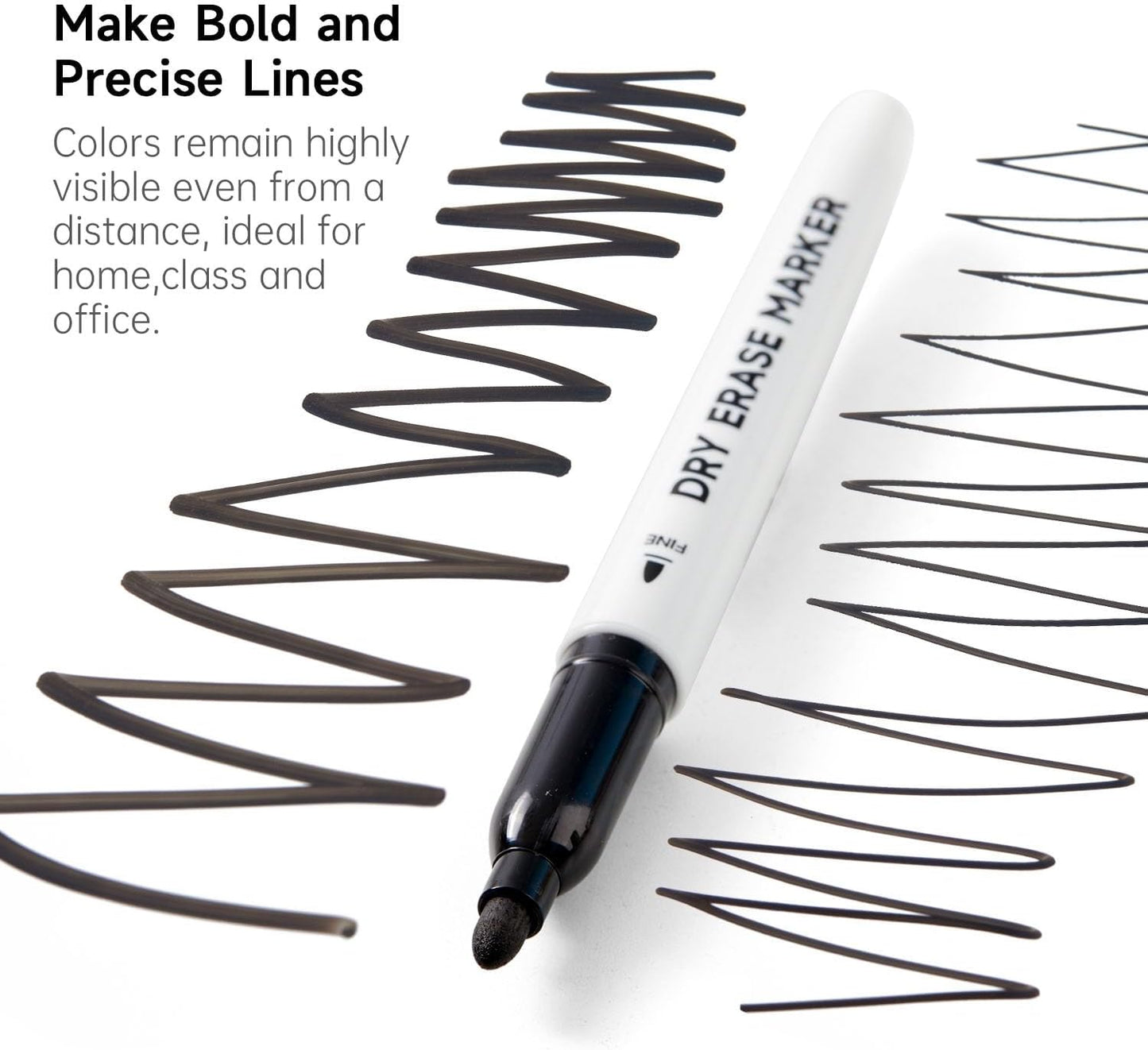 Black Dry Erase Markers - Set of 60