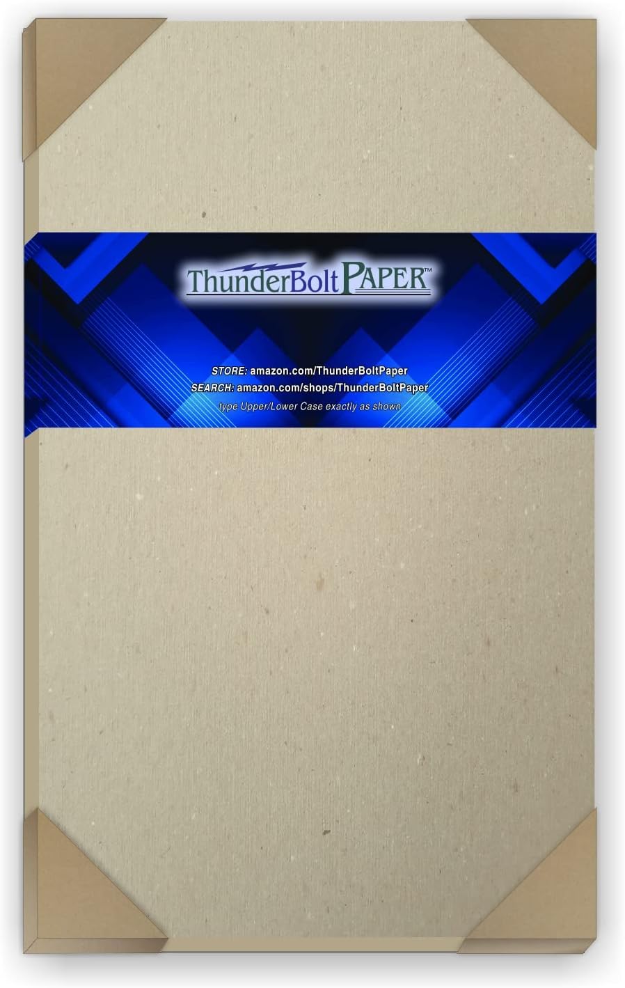 50 Sheets Chipboard 46pt (Point) 8.5" X 14" (8.5X14 Inches) Legal|Menu Size .046 Caliper Thick Cardboard Craft|Packaging Brown Kraft Paper Board