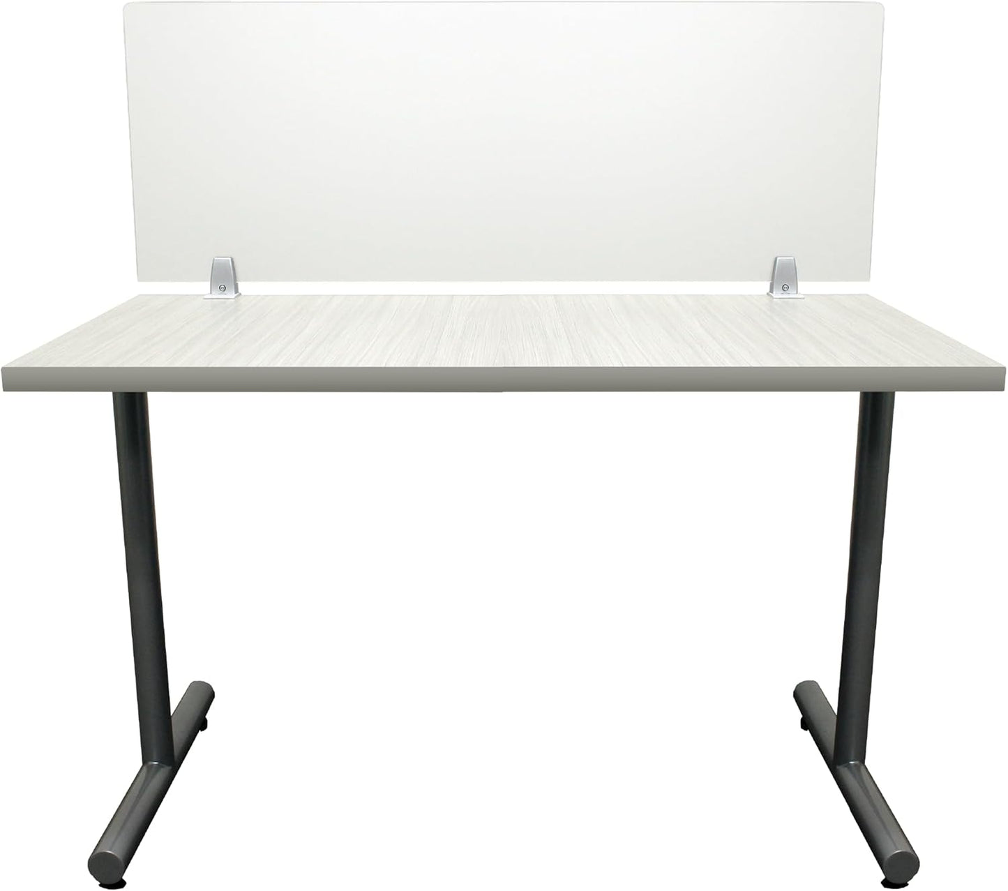 OBEX Frosted Acrylic Desk Mounted Privacy Panel, 12" x 60", Frosted