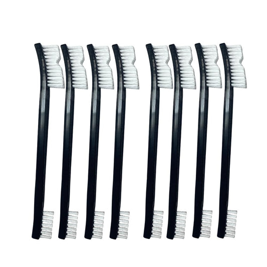 Anti-Static Nylon Bristles Deep Clean Soft Cleaning Brush: 8 Nylon Brushes for Delicate Surfaces - from Keyboard Crumbs to Aquarium Algae - Features Soft Detailing Brush, Culvert Cleaning Tool