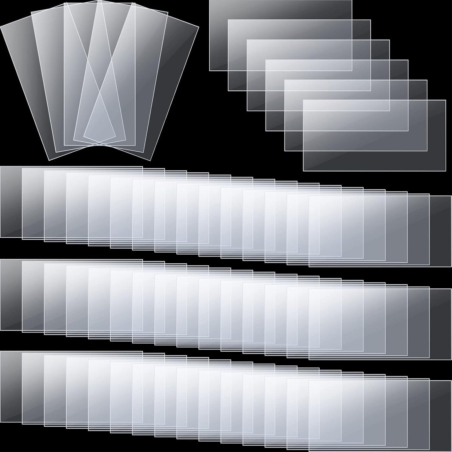 2000 Pcs Clear Plastic Tags Shelf Label Holders Price Tag Paper Label Holders for Storage Bins and Shelves, Transparent Basket Bin Labels Display Label Holder for Classroom Office Shop