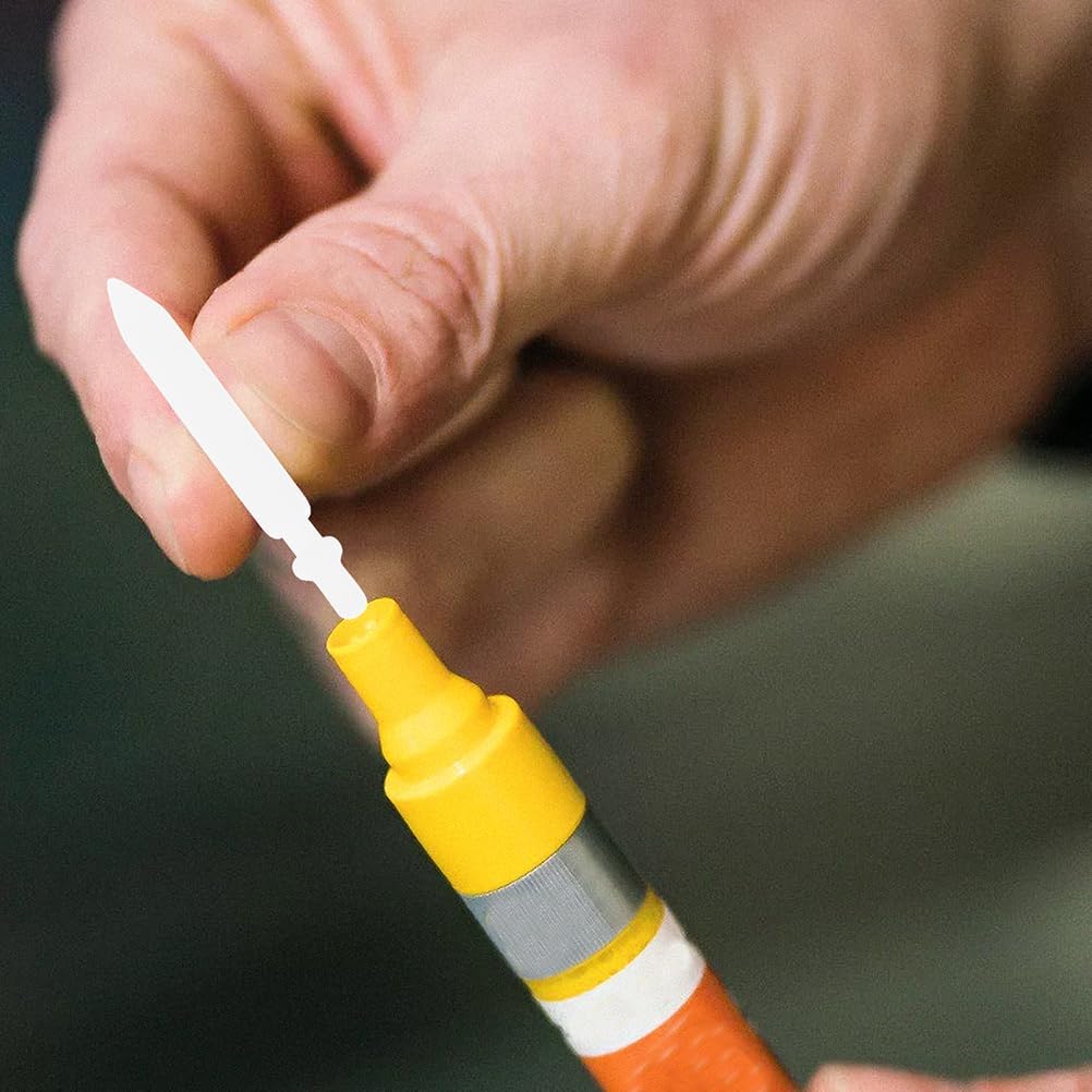 80pcs Paint Marker Replacement Nibs - 0.7mm Acrylic Paint Marker Nibs, White Nylon Easy to Change - Refill Painting Pen Tip for Students Artists