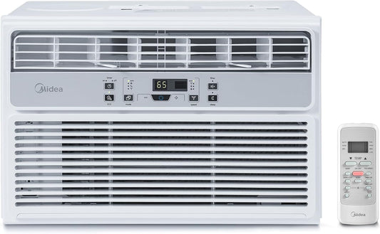 Midea 12,000 BTU EasyCool Window Air Conditioner, Dehumidifier and Fan - Cool, Circulate and Dehumidify up to 550 Sq. Ft., Reusable Filter, Remote Control