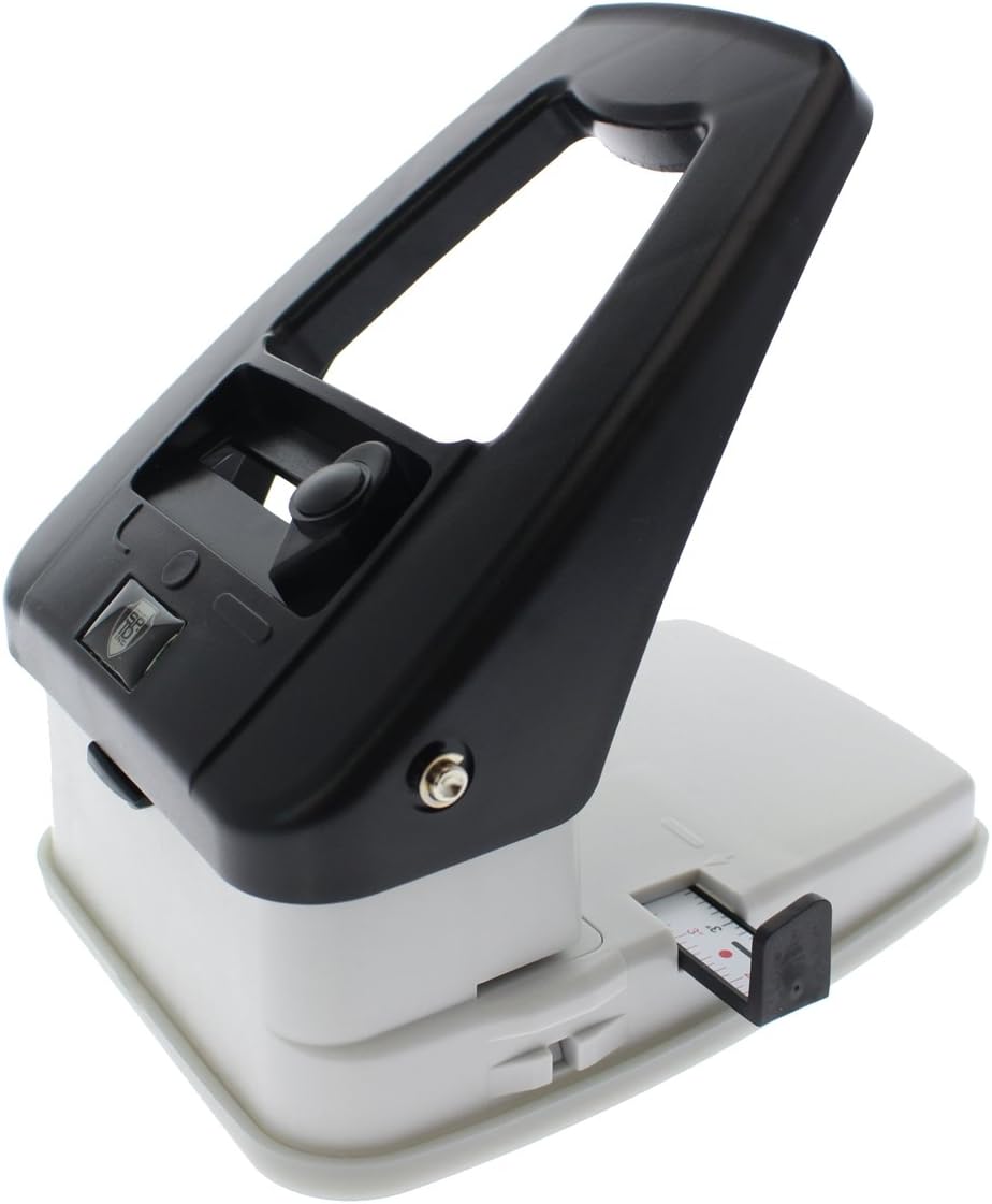 Desktop ID Card Hole Punch Tool for Name Badges - Three in One Slot Puncher with Guide (Slot Hole, Round Hole, Corner Rounder)
