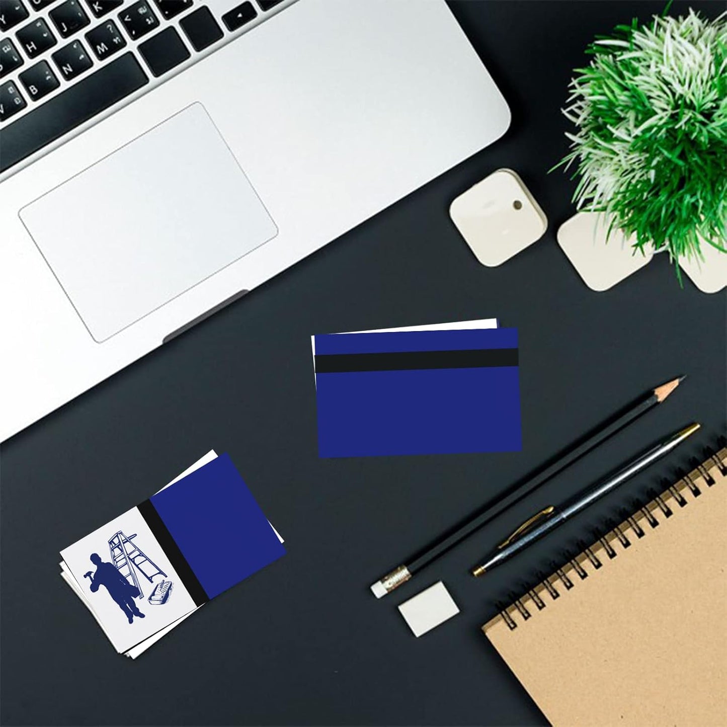 Custom Business Cards Personalized Business Cards for Small Business 300gsm Matte Paper Front & Back Sides Printed 3.5" x 2" - Handyman Template