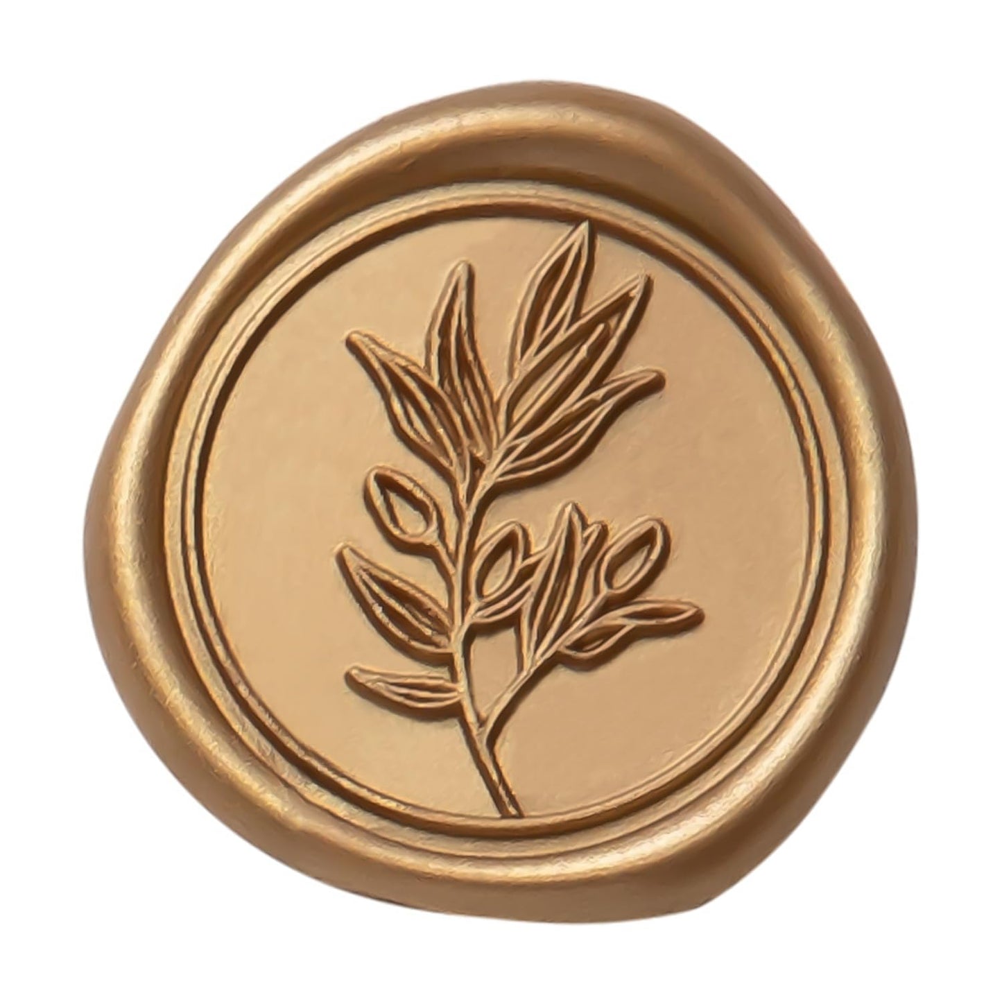 PONATIA Antique Gold Wax Seal Stickers - 50 Pcs Self- Adhesive Wedding Seal Stickers, Perfect for Wedding Invitation Cards, Envelopes Christmas Cards, Gift Wrapping, Party Menu Decor