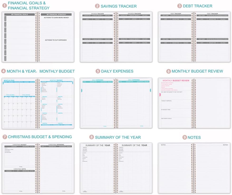 Budget Planner - Monthly Finance Organizer with Expense Tracker Notebook to Manage Your Money Effectively, Undated Finance Planner/Account Book, Start Anytime, 1 Year Use, A5, Yellow Flower