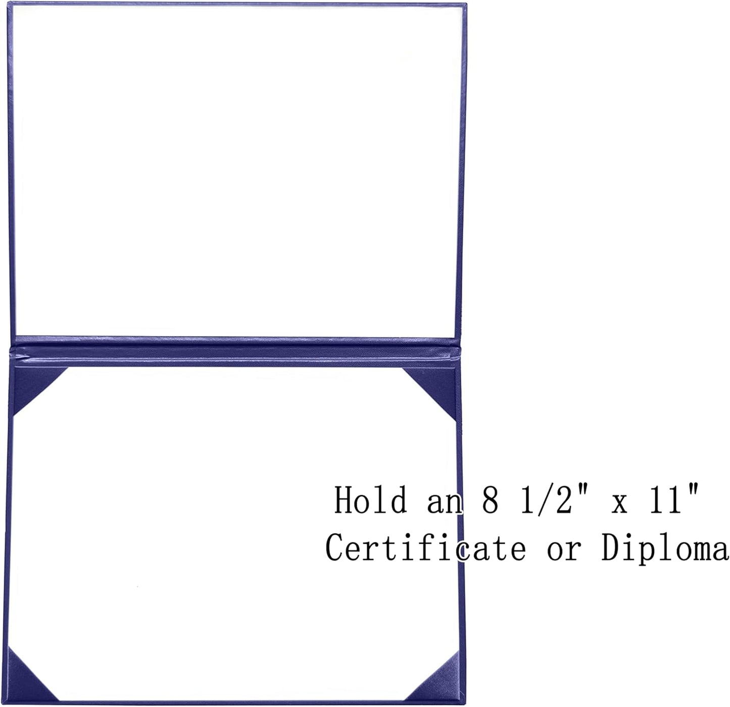 20 PCS Smooth Diploma Certificate Cover 8 1/2" x 11" Purple