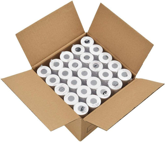 2 1/4 Thermal Paper 50 Rolls for Credit Card Machine POS Cash Register Receipt Paper Roll 1-Ply Bond(2-1/4 inchx 165 feet)