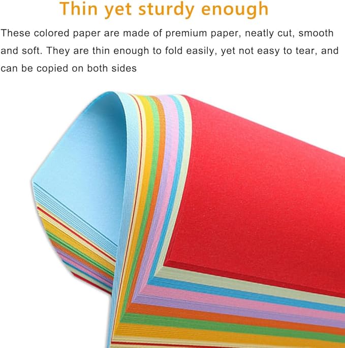 A4 Origami Paper Pink 100 Sheets, 8.27×11.7 inch Double Sided Color Easy Fold Big Origami Paper A4 Colored Copy Papers Thin 70gsm for Beginners, DIY handwork Art and Craft Projects (210 x 297 mm)