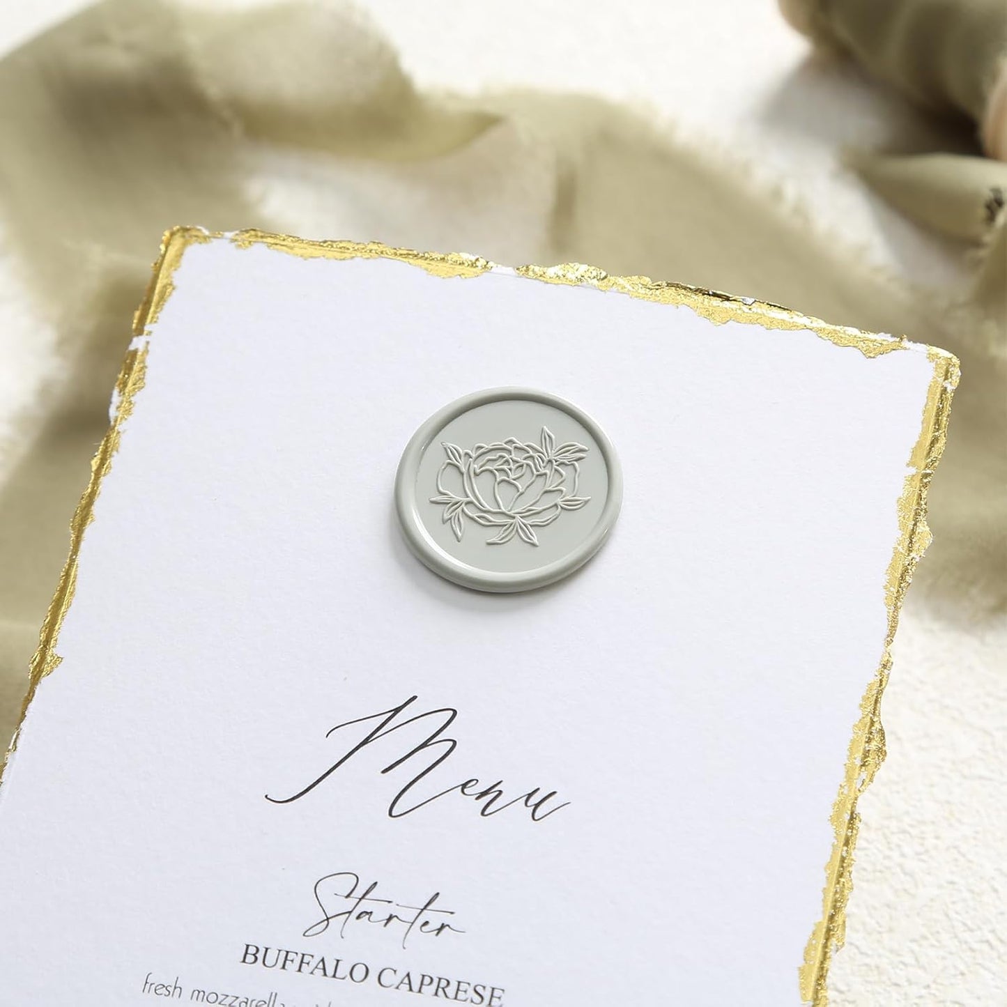 UNIQOOO Dusty Green Sealing Wax Sticks for Wax Seal Stamp - Perfect for Wedding Invitations, Cards Envelopes, Snail Mails, Wine Packages, Christmas Gift Ideas, Pack of 8