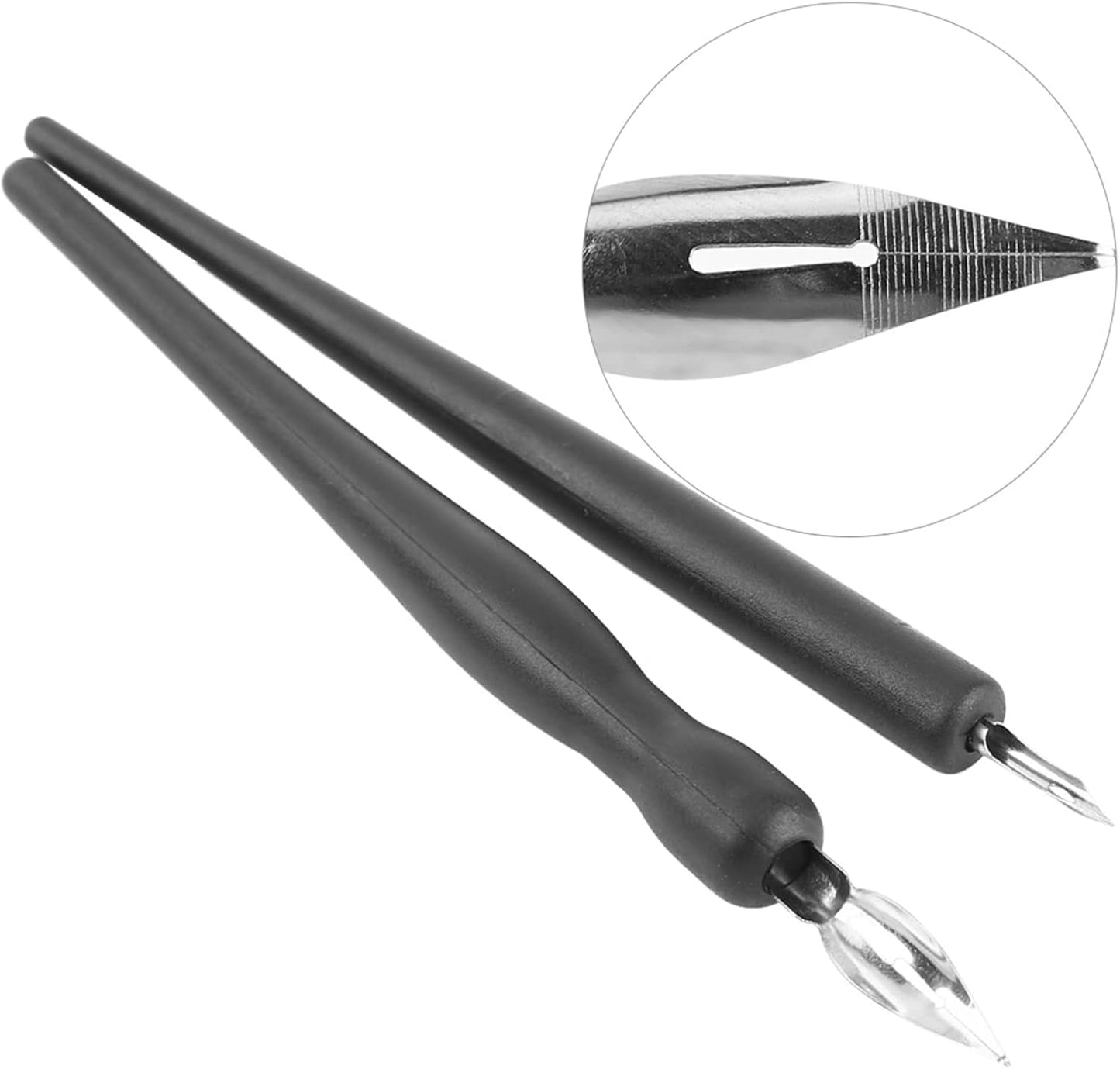 Dip Pen Set With 2 Manga Pen Nib Holder and 5 Dip Pen Nibs, Cartoon Comic Dip Pen Set, Drawing Comic Pen Nib With Drawing Eraser