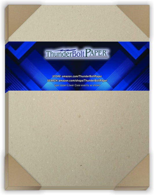 15 Sheets Chipboard 46pt (Point) 11 X 14 Inches Medium Weight Scrapbook|Frame Size .046 Caliper Thickness Cardboard Craft|Ship Brown Kraft Paper Board