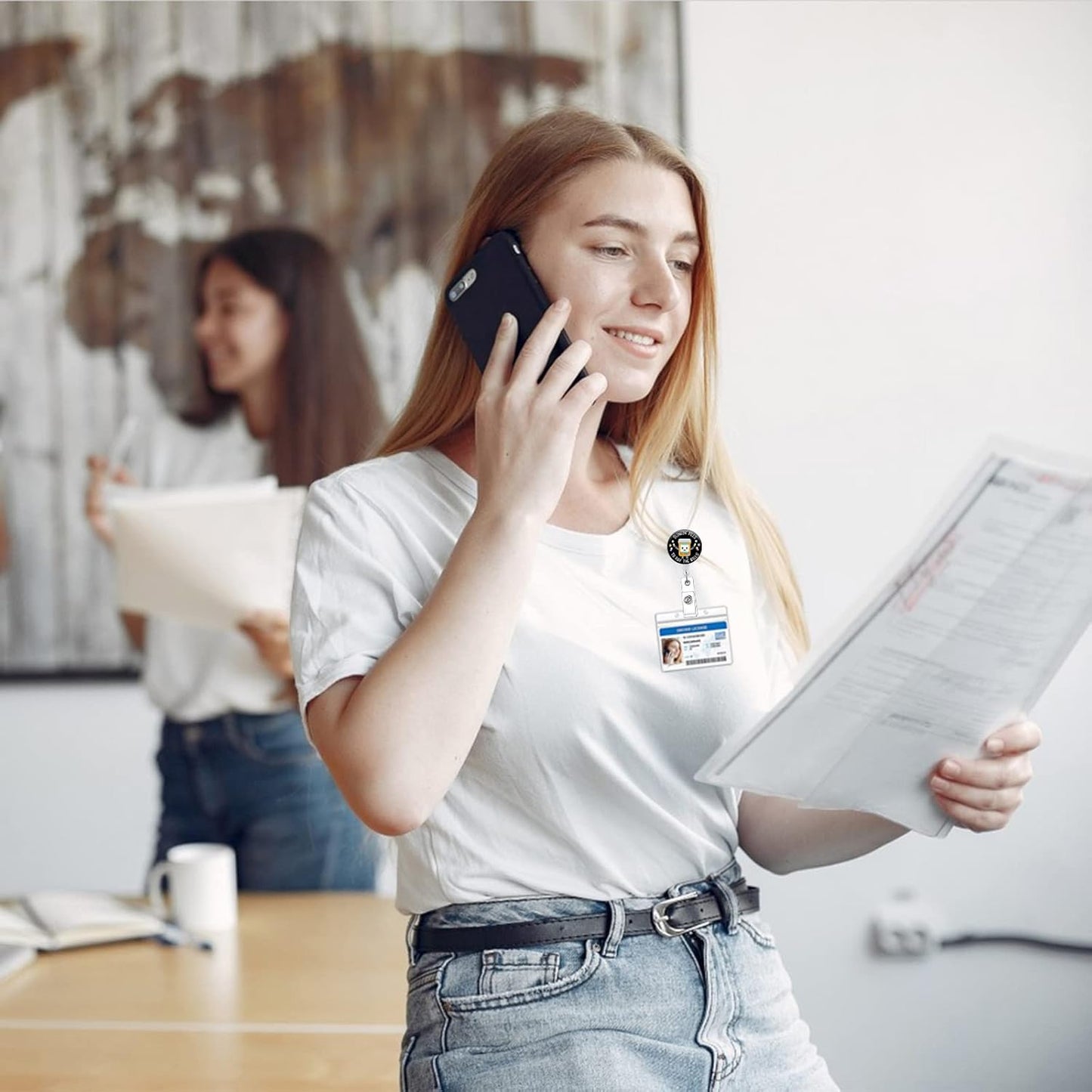 15pcs Nursing Student Must Haves Badge Reels Retractable Badge Holders,Id Badge Holder Retractable Clip,Funny Badge Reel Cute Badge Reel Retractable Lanyards for Id Badges,Nurse Accessories for Work