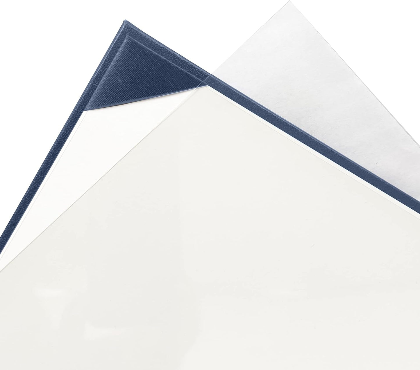 40 PCS Smooth Diploma Certificate Cover 8 1/2" x 11" Navy