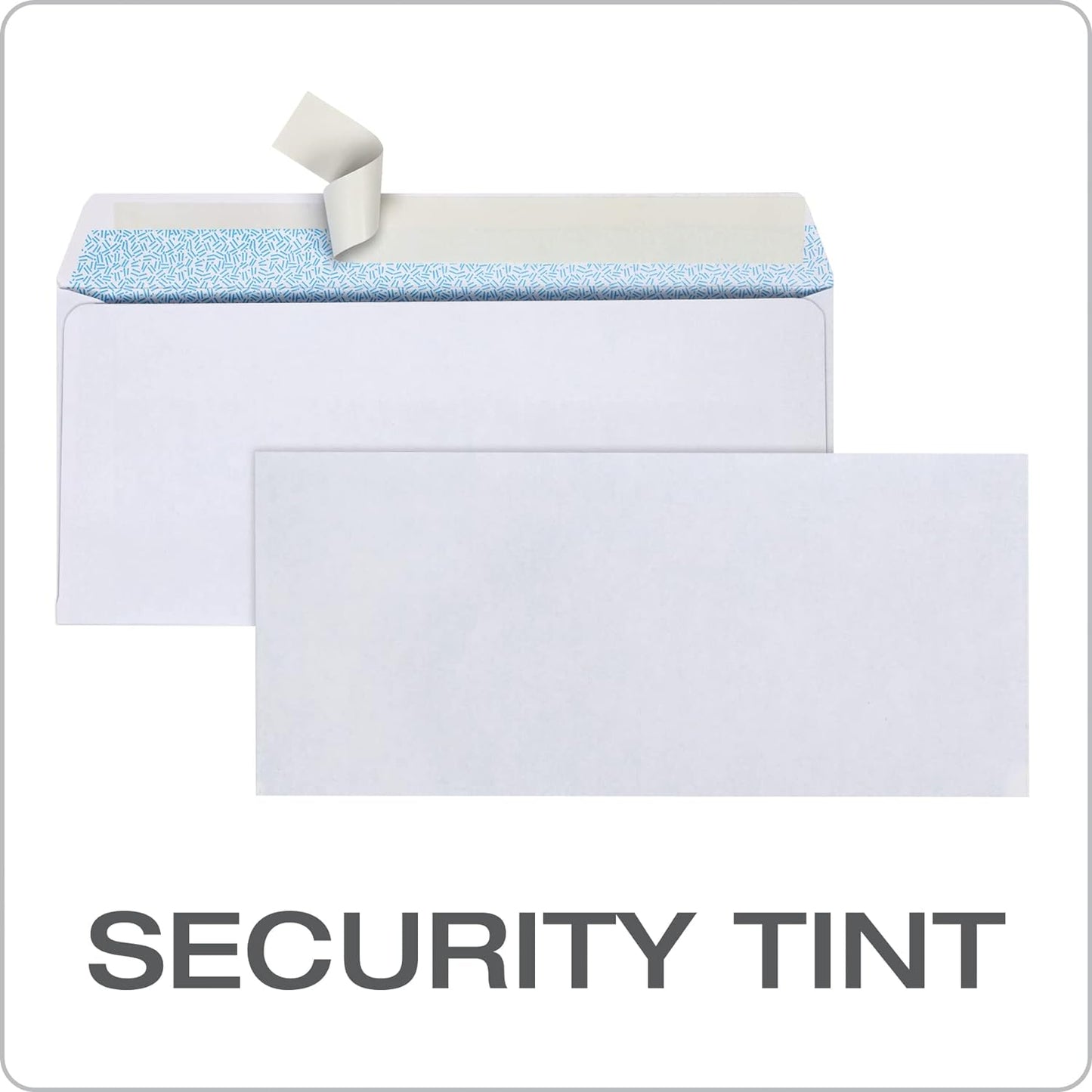 Columbian #10 Security Envelopes, 500/Box, No Window, 4-1/8 x 9-1/2 Inches, Release & Seal Self Seal, White (COLO151) (Pack of 5)