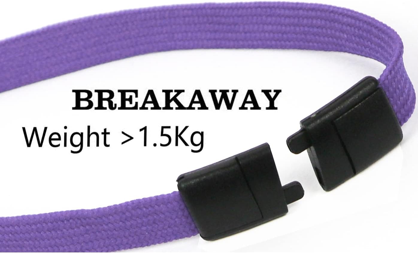Bird Fiy Lanyard Light Purple Lanyards Neck Flat Premium Breakaway Badge Lanyard with J-Hook for ID Nametag Badge Holder