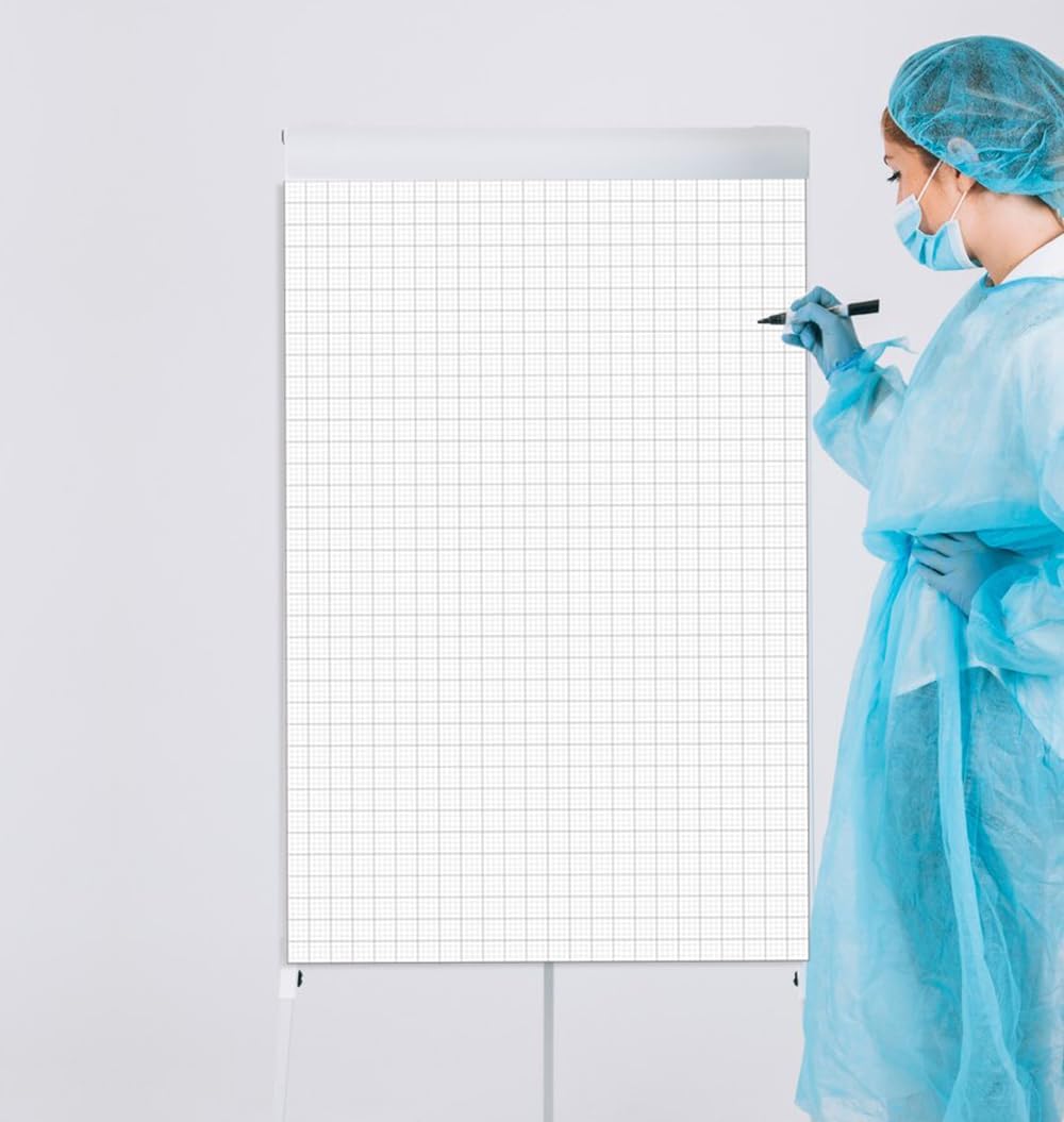 Graph Paper Pad - 36" x 24" Large Graph Paper, 30 Sheets/60 Pages, 4"x4" Ruled Grid Paper for Engineer Architect Designer Mathematician Draftsmen Sketch House Commercial Building Plan Drafting