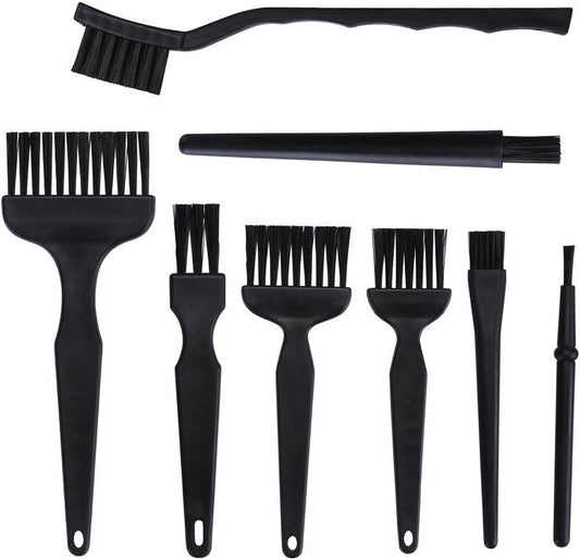 8Pcs ESD Safe Anti Static Brush Set Detailing Cleaning Tool for Mobile Phone Tablet PCB BGA Repair Work