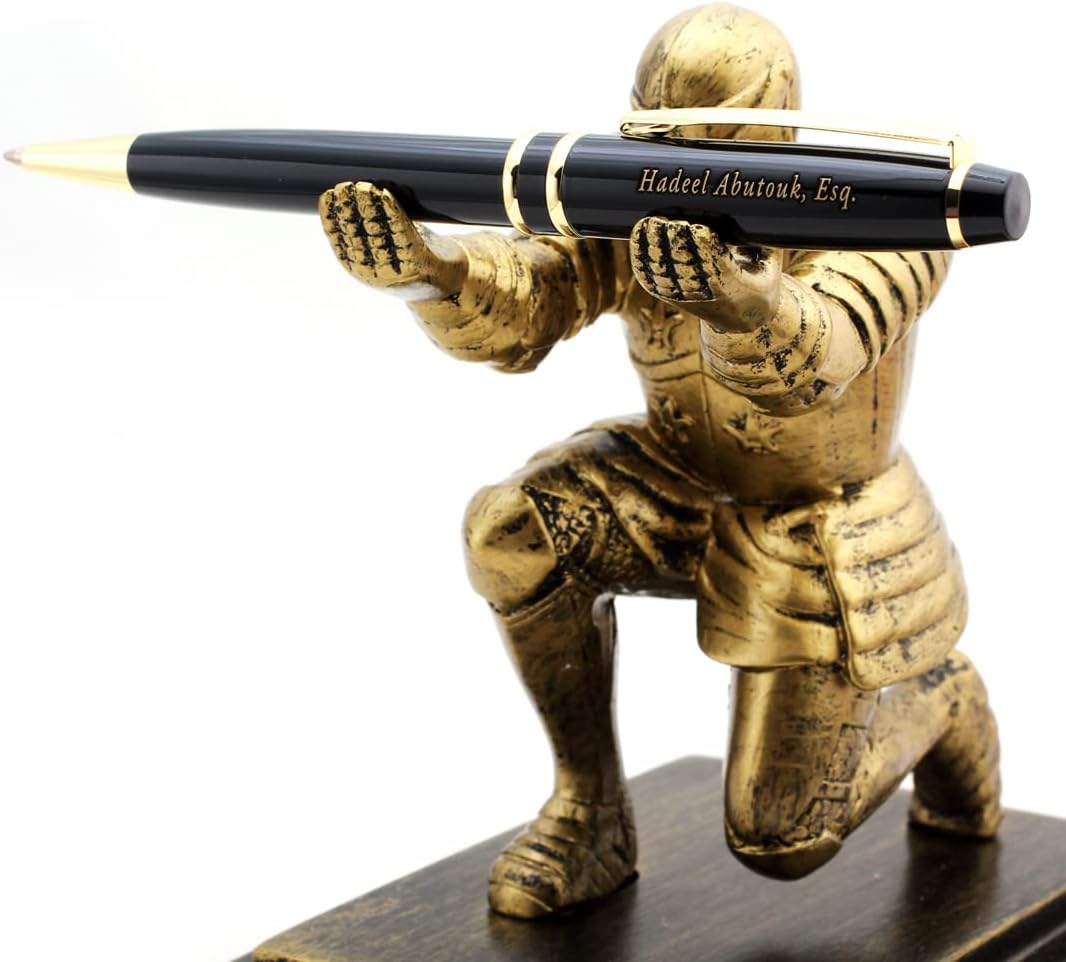 Free Engraving - Personalized Roller Ballpen, Ballpoint pen, Refillable Pens, Retractable Medium Refill Pen Black Ink, Custom Gifts for Men, Women, Classy Gift Box