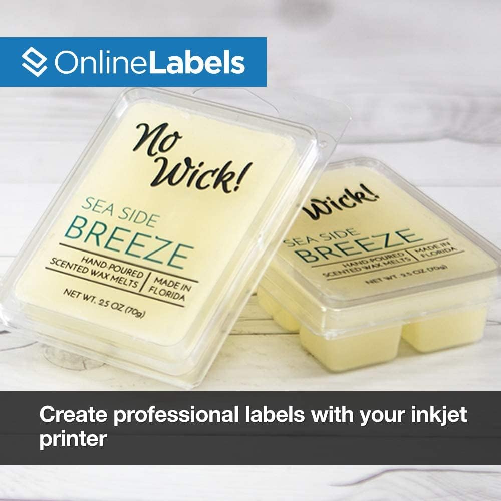 2 x 3 Clear Gloss Rectangle Labels (Inkjet Printers Only) - Pack of 1,000 Labels, 100 Sheets - OnlineLabels