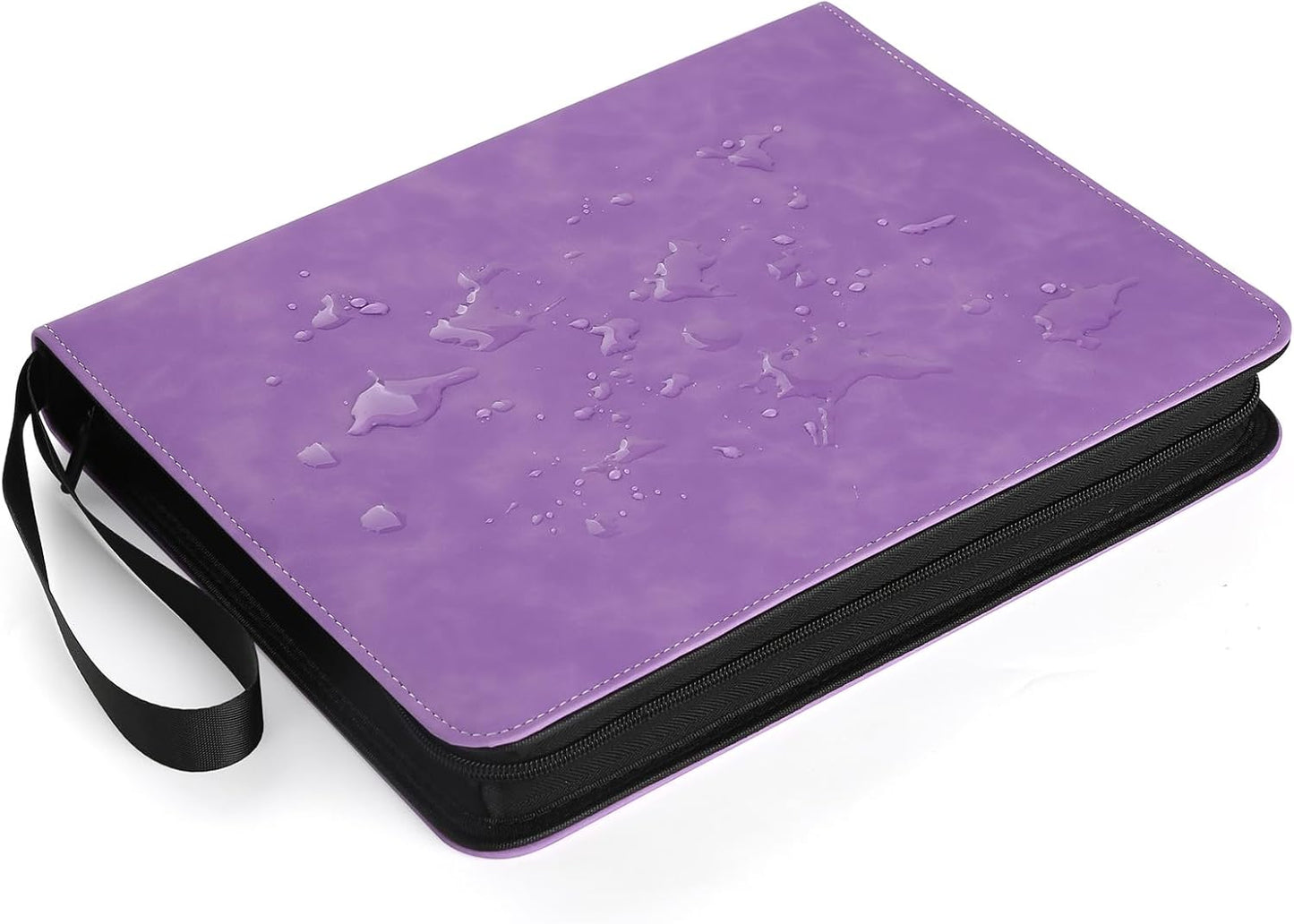 720 Card Binder, Premium Trading Card Binder, 9 Pocket Double Sided Pocket PU Card Collection Binder, Collector Card Album, Card Folder for MTG, TCG, Sports Cards, Game Cards (Light Purple)