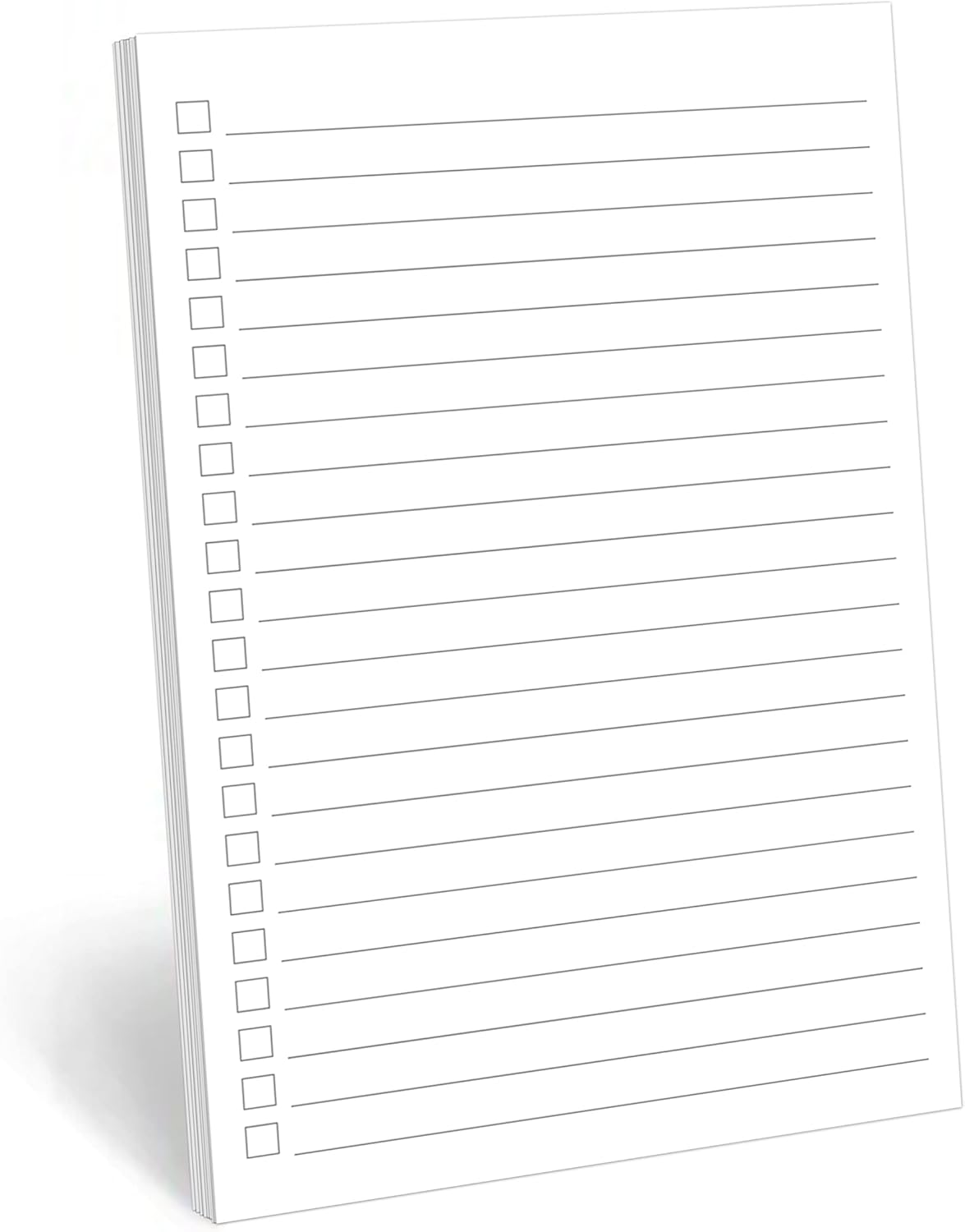 321Done to Do List Notepad - 50 Sheets (5.5" x 8.5") Daily to-Do's Notepad Tear Off, Planning Memo Pad, to Do List Checklist Organizing - Simple, Blank, Heavy Paper - Wide-Ruled - Made in USA