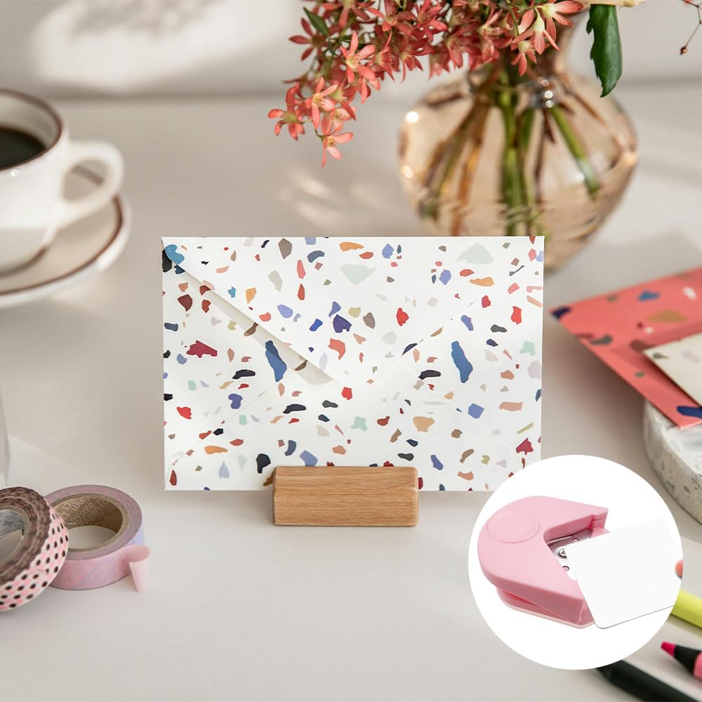 4PCS Corner Round Punch, Corner Cutter, Edge Shaping for Paper Crafts, Card Making, Photo Card Making and Scrapbooking