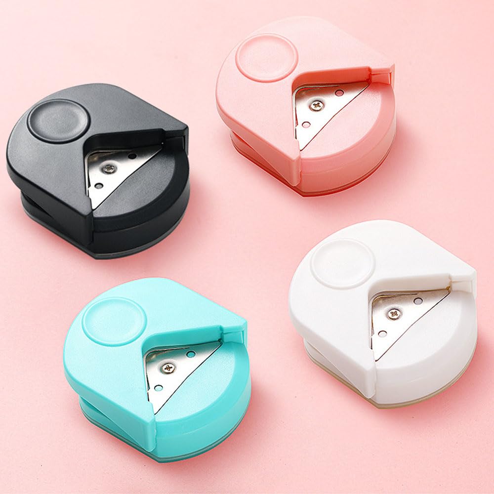 4PCS Corner Round Punch, Corner Cutter, Edge Shaping for Paper Crafts, Card Making, Photo Card Making and Scrapbooking