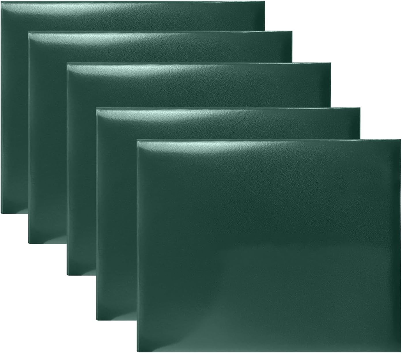 Certificate Holders 8.5"x11" Graduation Diploma Cover Document Leather Folders,Forest Green-5 Pack