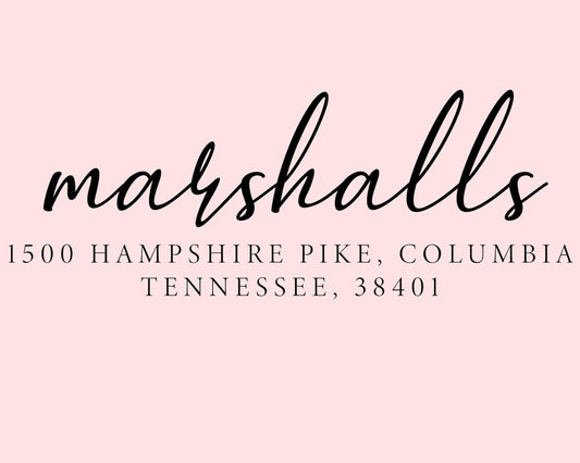 Custom Self-Inking Address Stamp with Name, Personalized Couples Address Stamps, Custom Rubber Address Stamp, Modern Address Stamp Wooden Handle Rubber Stamp (Rubber Stamp)