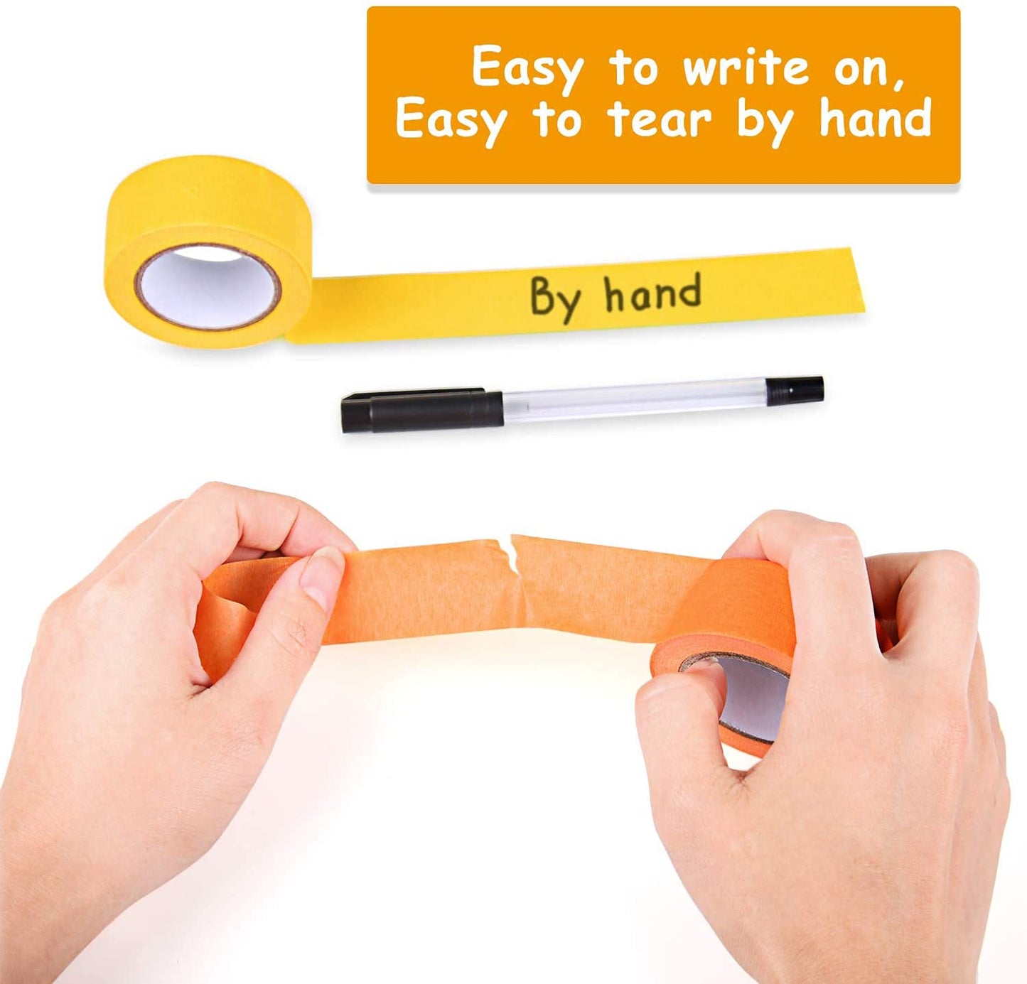 12 Rolls Colored Masking Tape, 720 Feet x 1 Inch Masking Tape,Vibrant Colorful Painters Tape, Graphic Artist Craft Tape Roll, Classroom Home Decorations