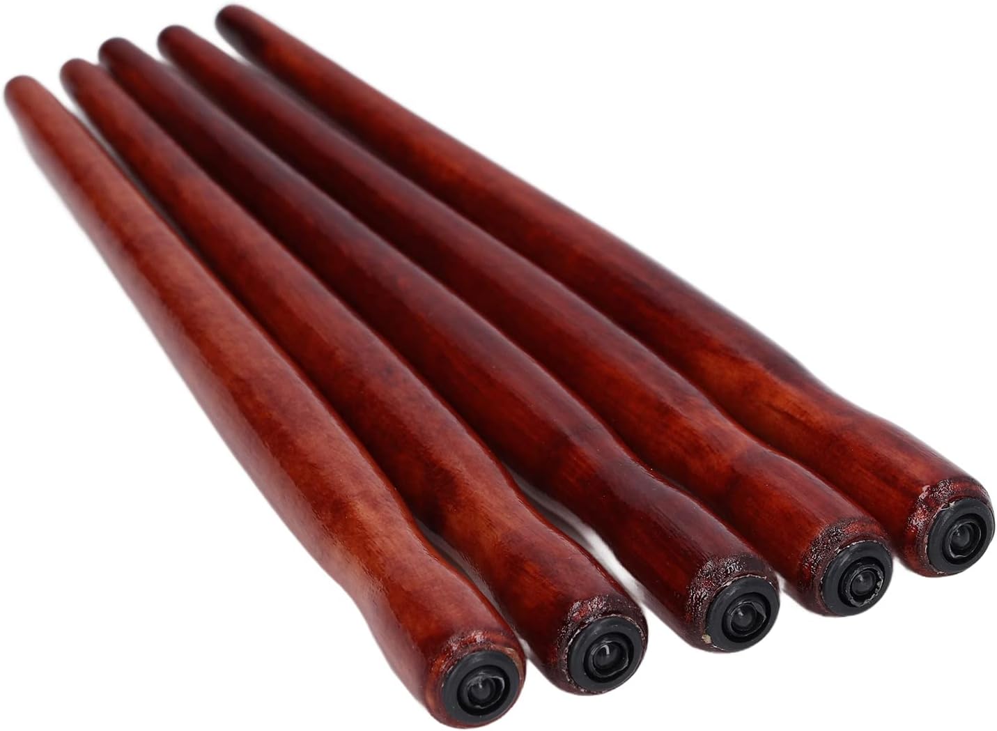 5PCS Dip Pen Nib Holder, 150mm/5.91in Sandalwood Mahogany Color Calligraphy Nibs Holder for Writing and Drawing