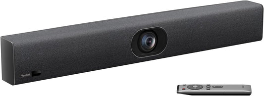 Yealink UVC40 E2 4K 30FPS USB Video Conference Camera, Teams Zoom Certified,120° Wide Angle Webcam with 8 Microphones and Speakers, Audio and Video Conferencing System for Small and Huddle Rooms USB-A